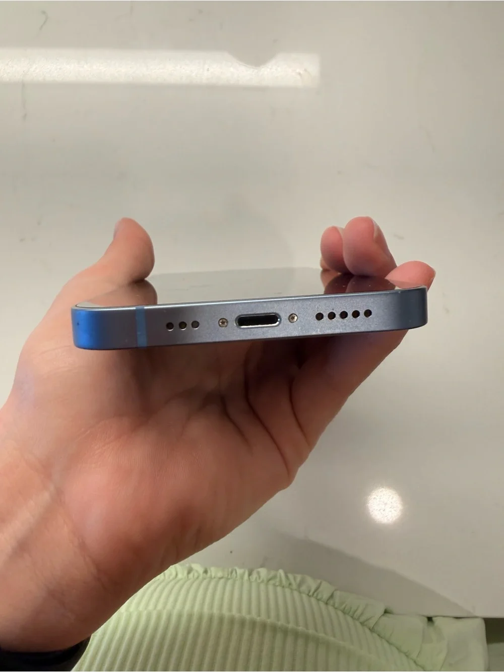 Apple blue color